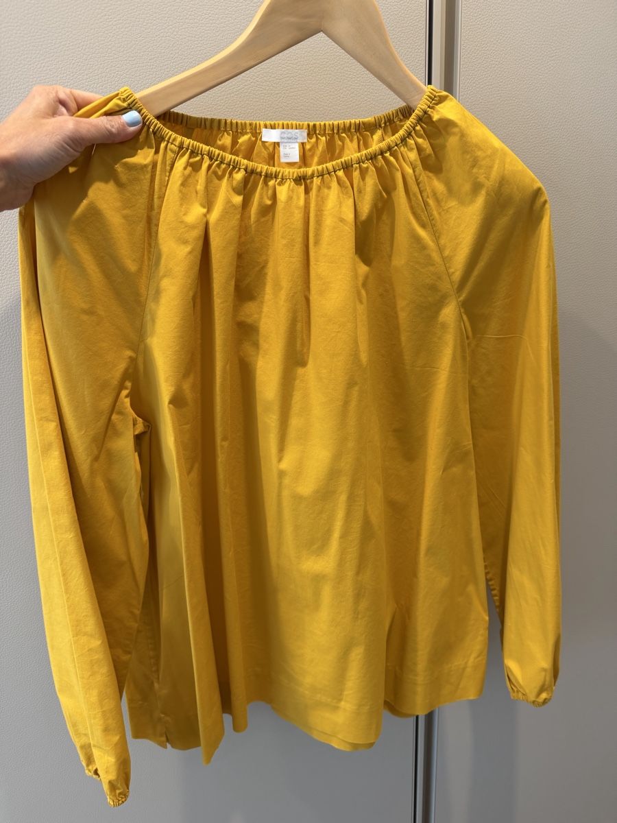 Cos Camicette: COS Cotton Top, Mustard Yellow, Size:34 – Usato da Herrliberg venduto da Tubalp