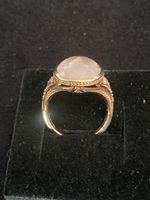 Ring Thomas Sabo Silber vergoldet Rosenquarz Grösse 56