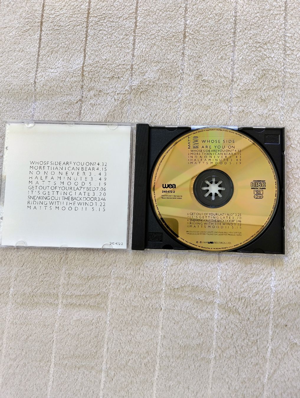 CDs: Matt Bianco - Whose Side Are You On? – Gebraucht aus Reconvilier von mpa_7b2k 1