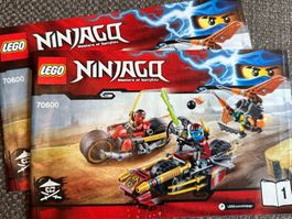 LEGO Ninjago 70600: Ninja-Bike Jagd, komplett