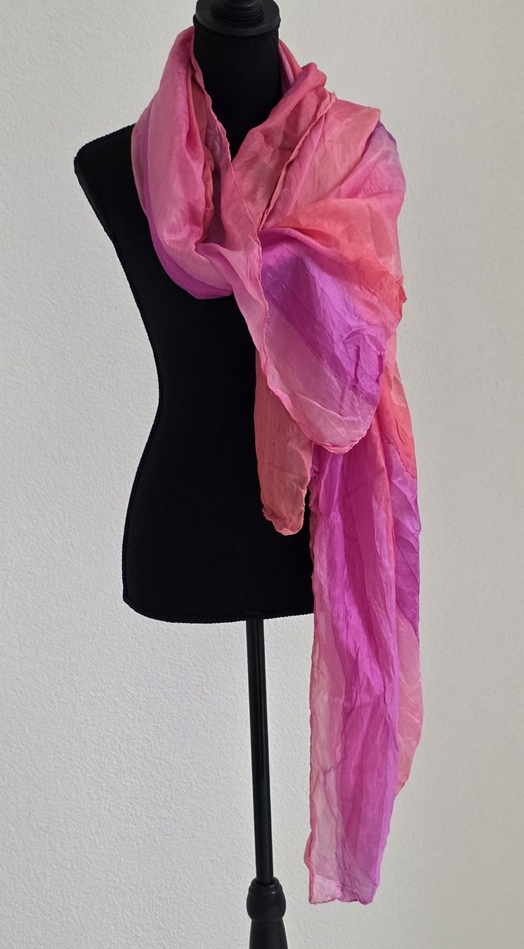 Foulards & écharpes: Schal Pink Lila gestreift – D'occasion à Rheinsulz par Gilea