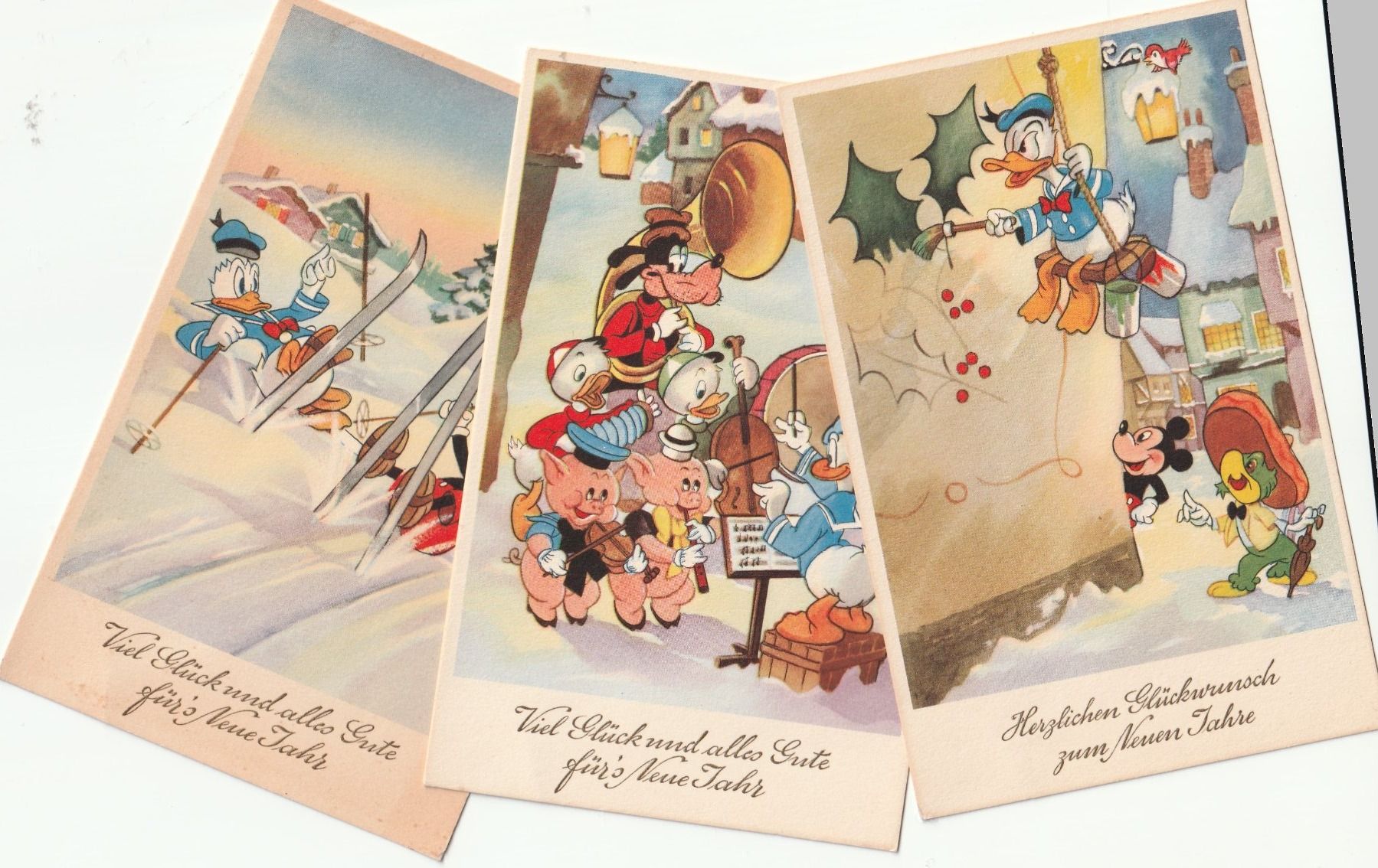 Cartoline postali: Disney Postkarten Weihnachten – Usato da Zürich venduto da suschi04