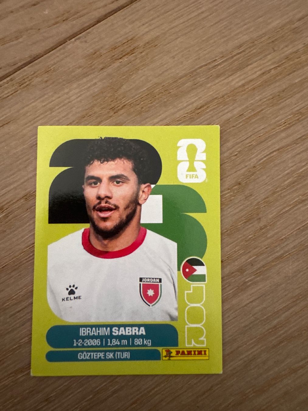 Panini Sammelbilder & Trading cards: Panini 2026 JOR 20 – Gebraucht aus Lausanne von FabienA