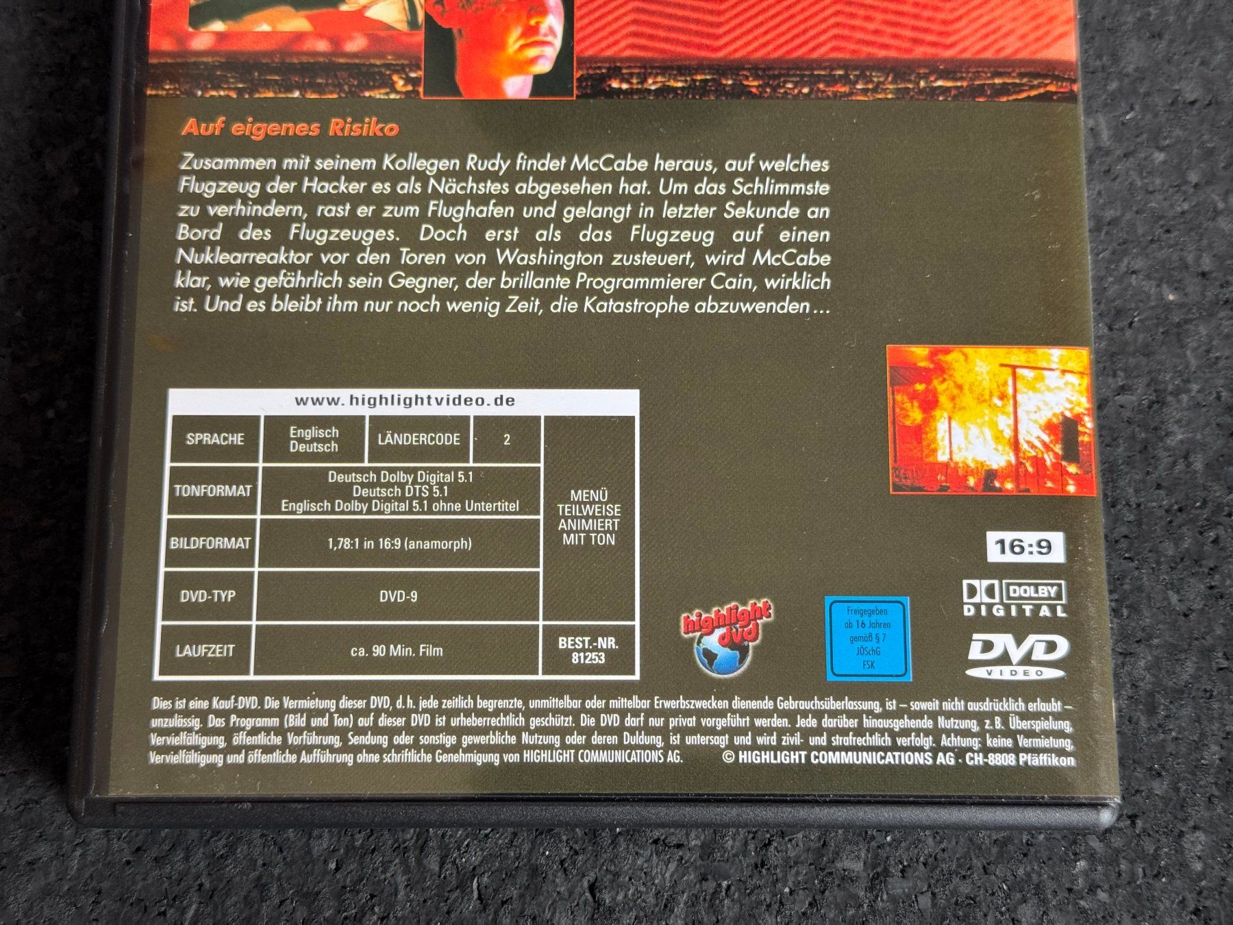 Tous les DVDs: AIR PANIC DVD EN/DE – D'occasion à Fribourg par tschjoly 3