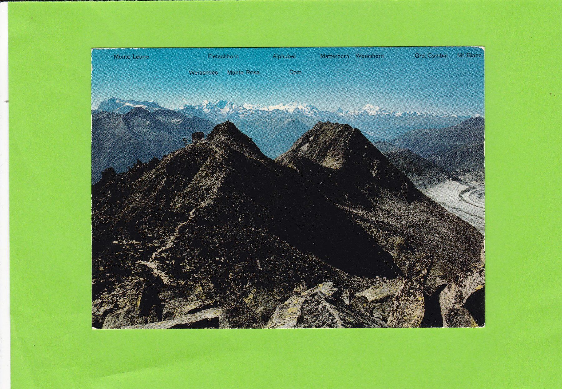 Cartes postales: Blick vom Eggishorngipfel – D'occasion à St. Peterzell par neckertal