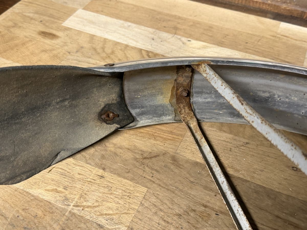 Sachs Parti ricambio per ciclomotori: Schutzblech Sachs Chrom mit Streben – Usato da Bolken venduto da si.x.las 6