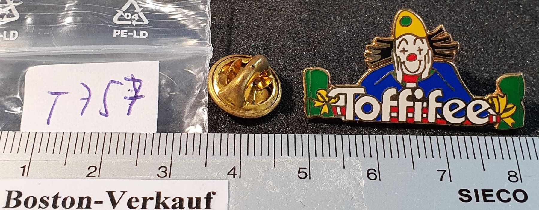Placchette & Badge: T757 - Pin Clown Toffifee – Usato da Reinach BL venduto da Boston-Verkauf 1