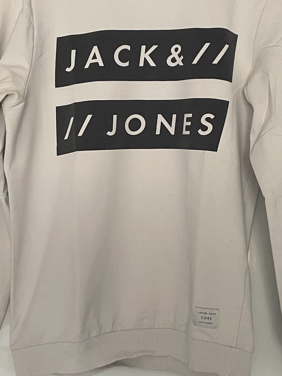 Jack & Jones Pulls & Sweat-shirts: JACK & JONES PULLOVER - WEISS/EIERSCHALE - GRÖSSE S (AL) – D'occasion à Buchs AG par fischli610 1