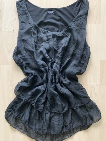 Schickes AP Sommer Top, Gr. 38  Schwarz, Viscose-silk
