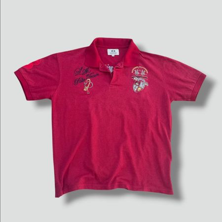 La Martina Polo Team red vintage polo shirt (ralph Lauren)