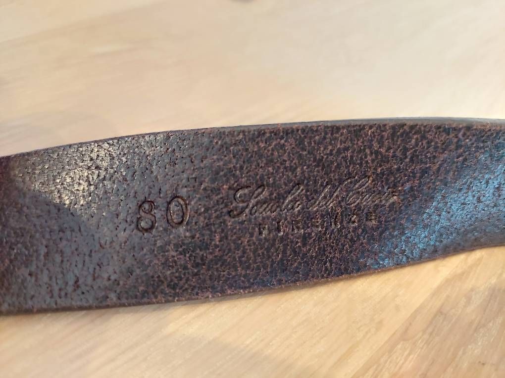 Gürtel: Neu* Echtleder Gürtel Braun 80 – Gebraucht aus Flurlingen von Atea8 2