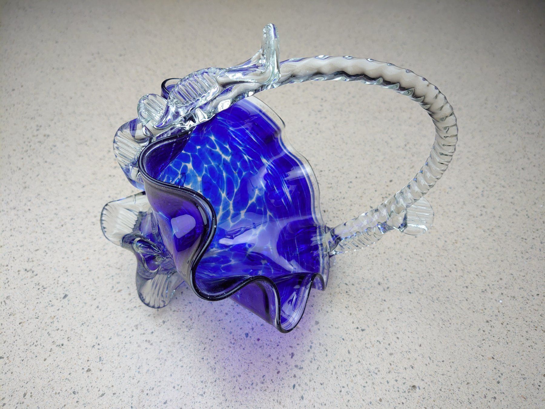 Murano Vasen & Gefässe: Murano Obstkorb blau – Gebraucht aus Zürich von safenia87 2