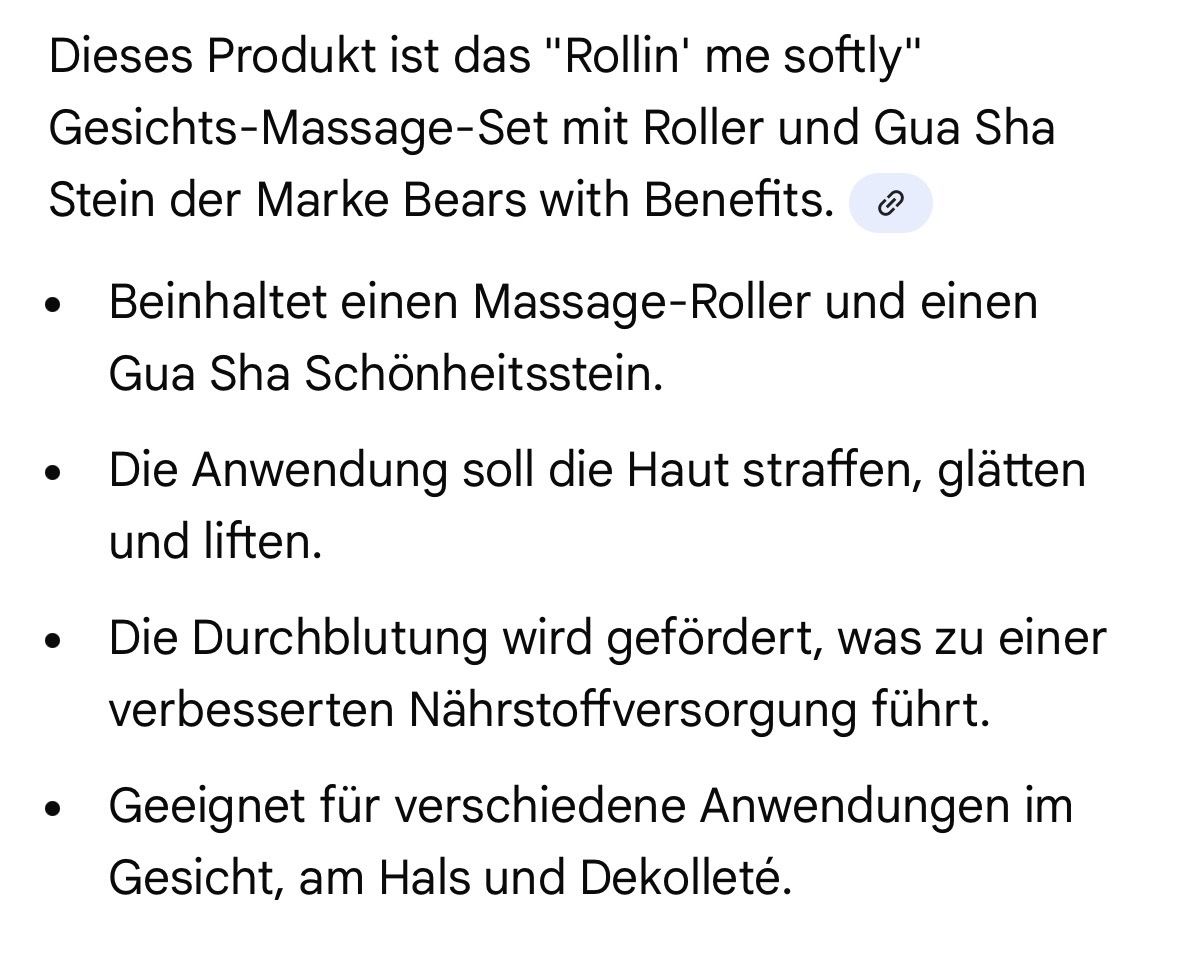 Cura del viso: Gesichtsroller Set Rollin'me Softly mit Gua Sha Stein. – Nuovo (secondo la descrizione) da Waltenschwil venduto da Schmetterling2015 6