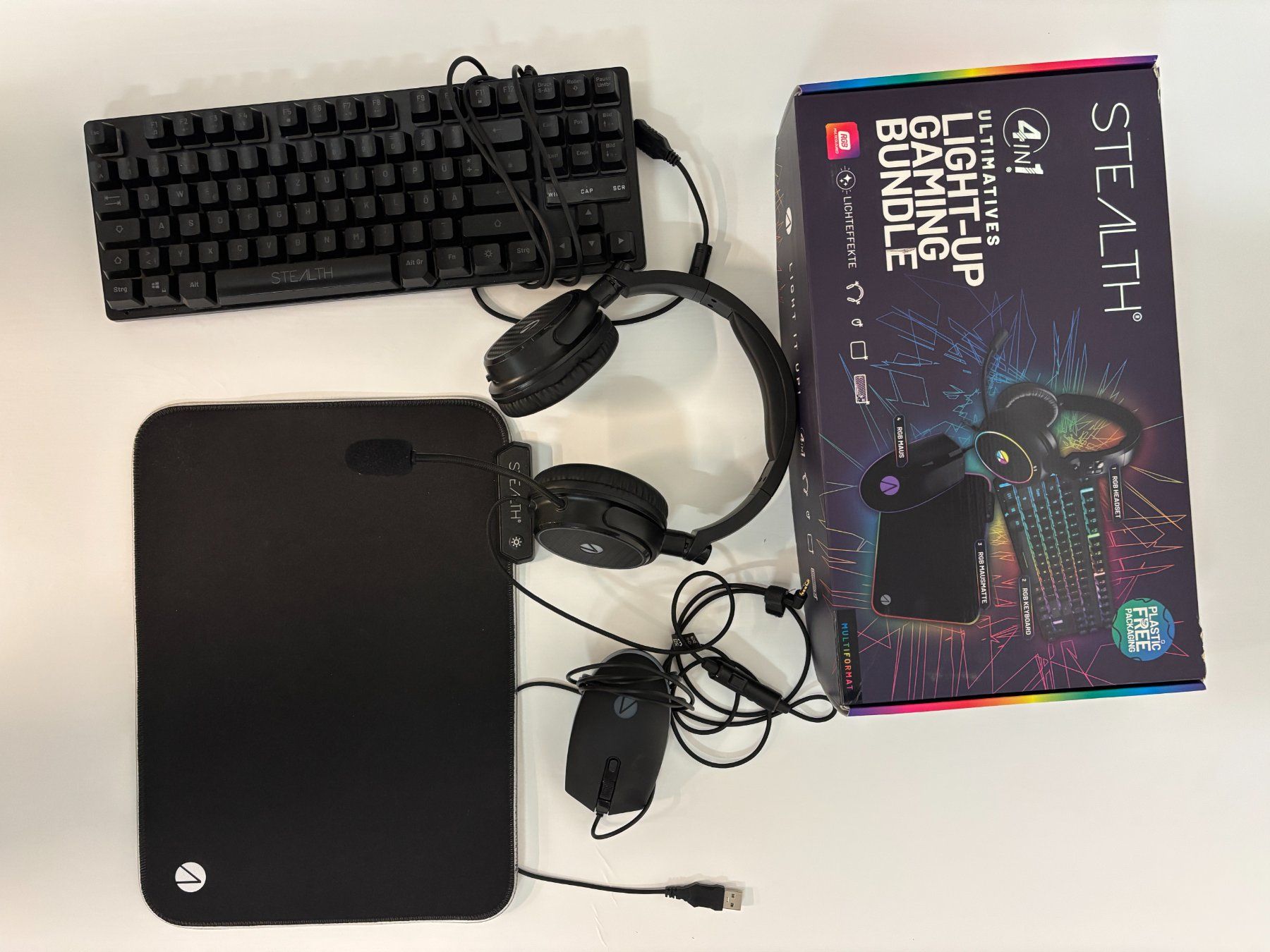 Tastiere: Stealth Gaming Bundle 4 in 1 - RGB – Usato da Glarus venduto da Tabuton 1