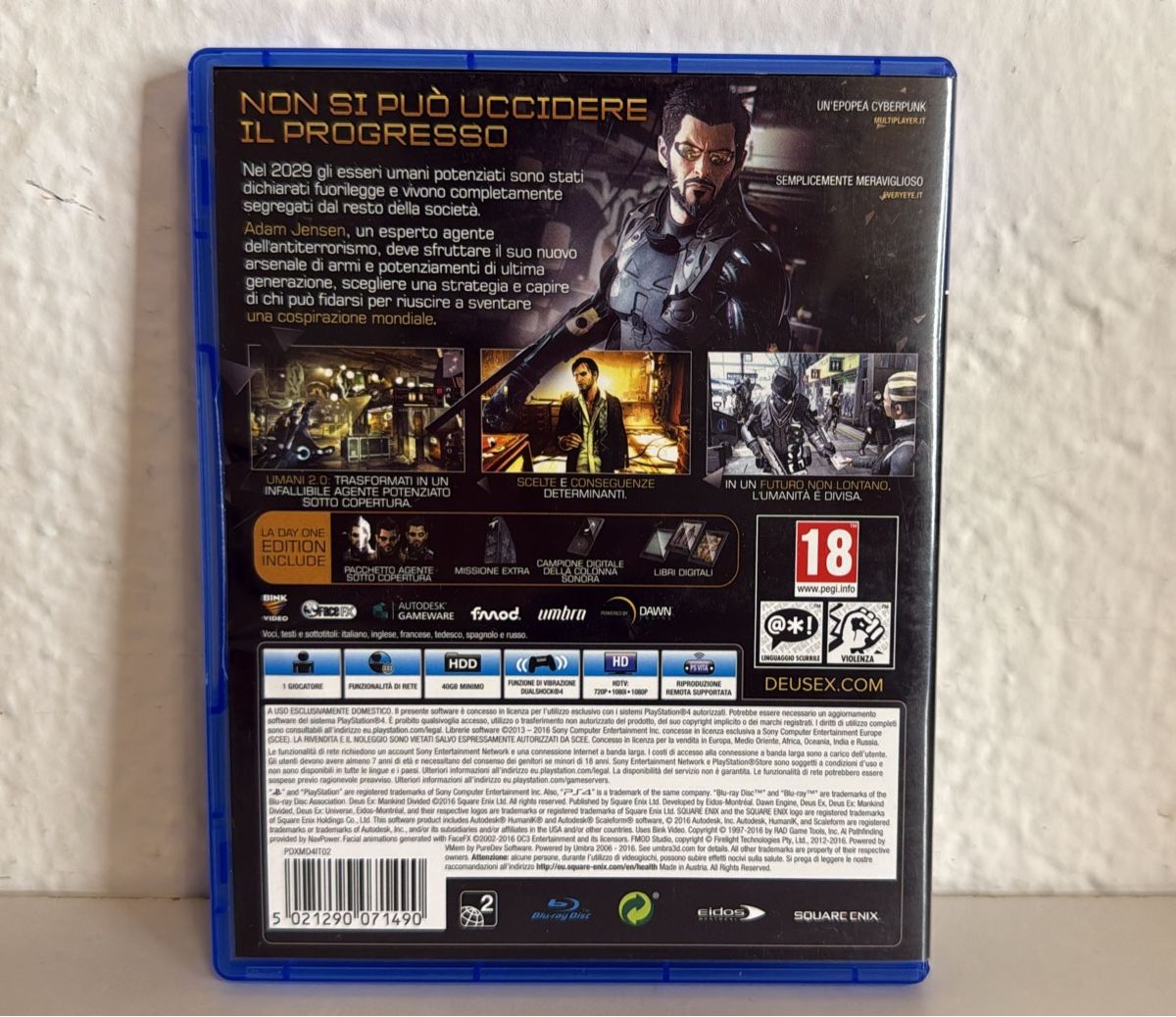 Sony Giochi: PS4/PS5 Deus Ex Mankind Divided Day One Edition - Video Game – Usato da Ehrendingen venduto da bubulence 1