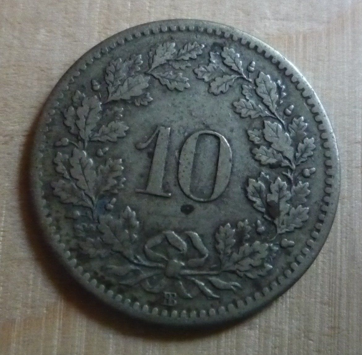 Tutti le monete: 10 Rappen 1850, ss-vz – Usato da Rieden SG venduto da Sammelfreund 1