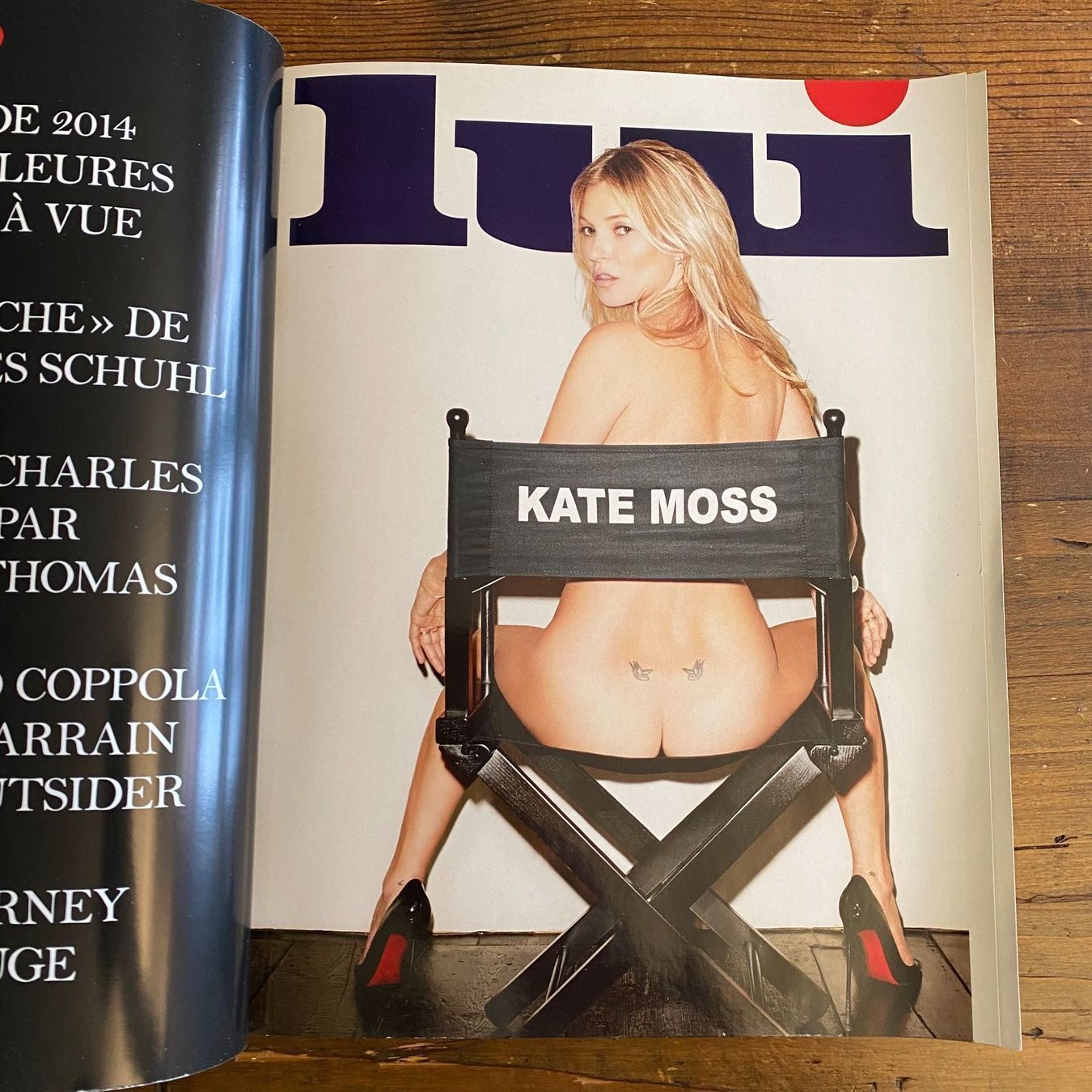 Riviste & Magazine: Lui - Kate Moss by Terry Richardson 2014 – Usato da Zürich venduto da FEC75