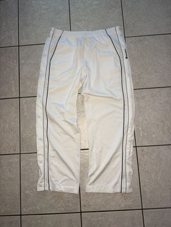 Champion Trainingshose Gr. L Weiss mit Druckknöpfen, 