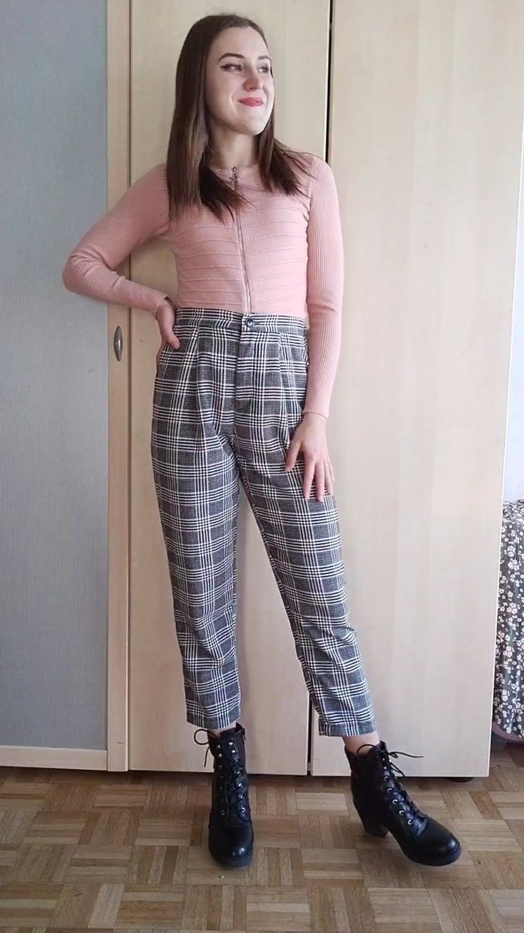 Pantaloni: Leichte karierte Hosen – Usato da Mägenwil venduto da VintageGirly 2