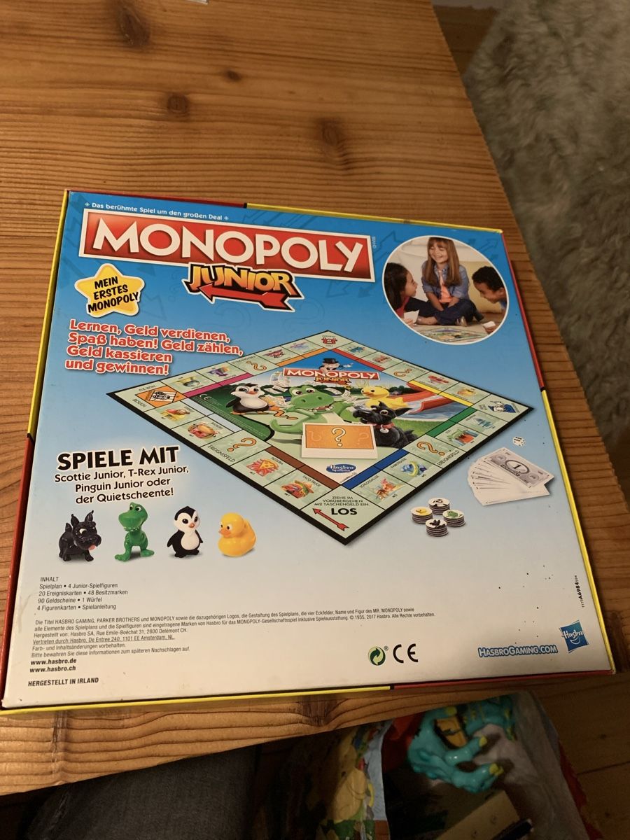 Parker Spiele: Monopoly Junior – Gebraucht aus Kirchberg BE von mua81 1