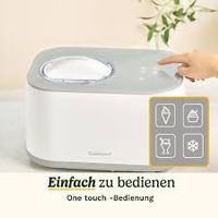 Cuisinart Eismaschine FreezeEase mit Kompressor - Weiss/Silb