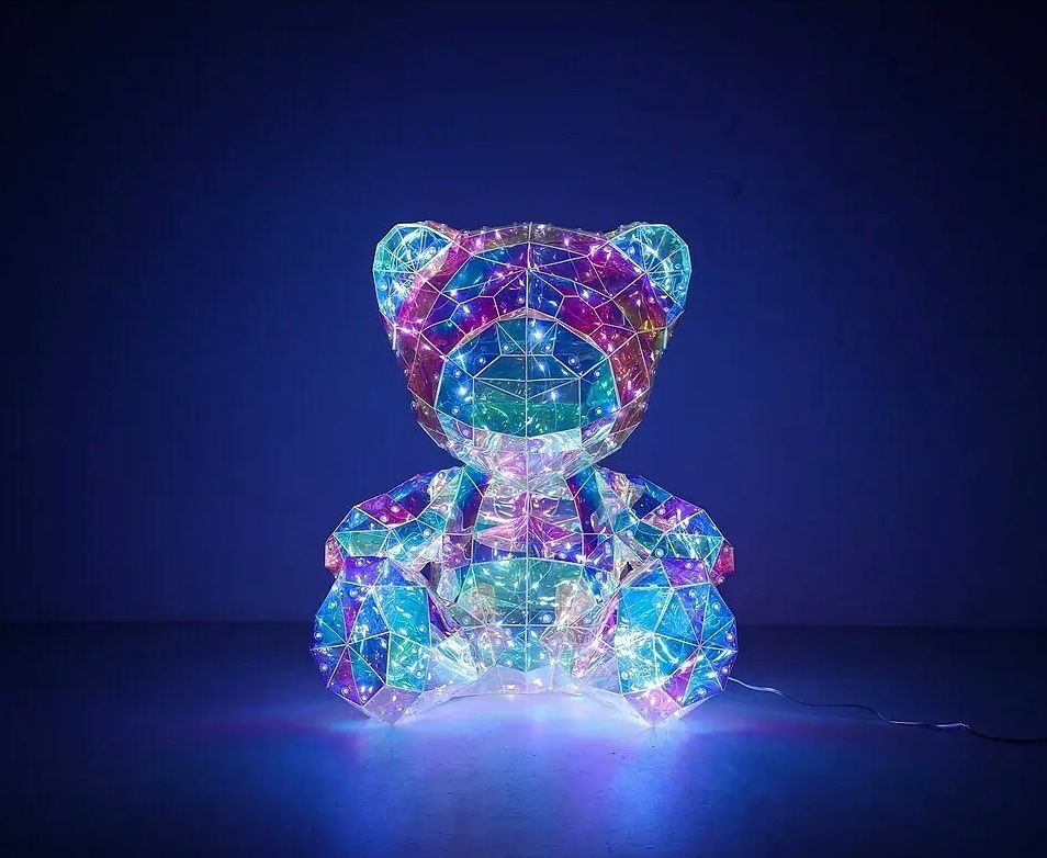 Lampade: Traumhafte Bär LED-Dekoleuchte mit Glitzereffekt 40cm – Nuovo e nell'imballaggio originale da Basel venduto da Seifehuesli 5