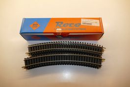Roco H0: 12xgebogenes Gleis R3/30°