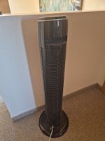 Ventilator Stand schwarz mit Fernbedienung