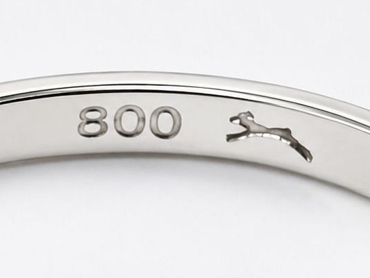 Ringe: Silberring mit diagonal graviertem Linienmuster – Gebraucht aus Dürnten von puumies 1