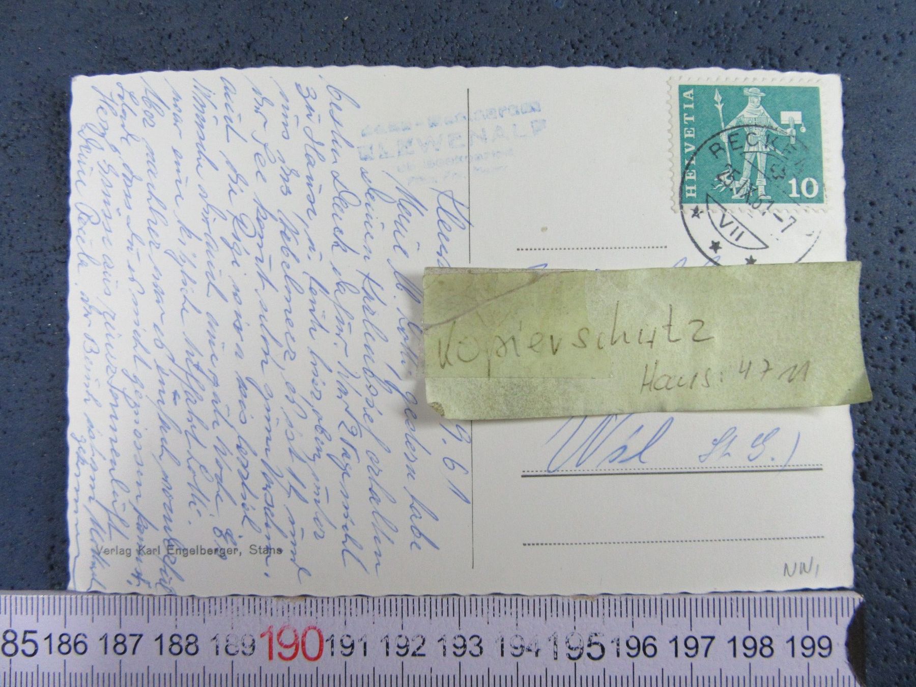 Cartoline postali: KLEWENALP 1961 BAHNRESTAURANT AK ONW – Usato da Ettingen venduto da Hausi4711 1