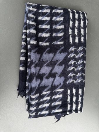 Schicker Schal blau/grau - weich kuschelig