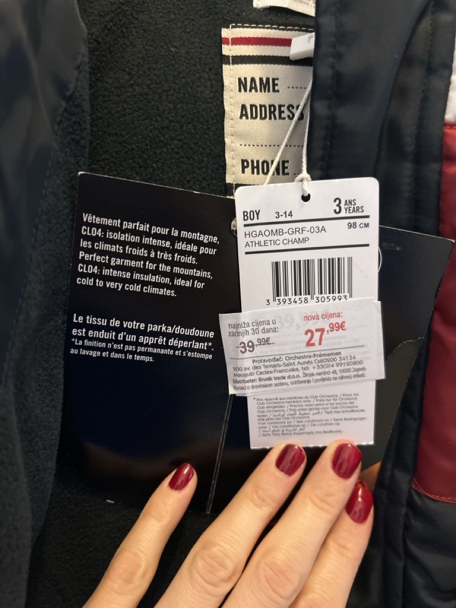 Giacche & Cappotti: Winterjacke, neu, Gr. 98, Orchestra – Nuovo e nell'imballaggio originale da Regensdorf venduto da Duma21 3