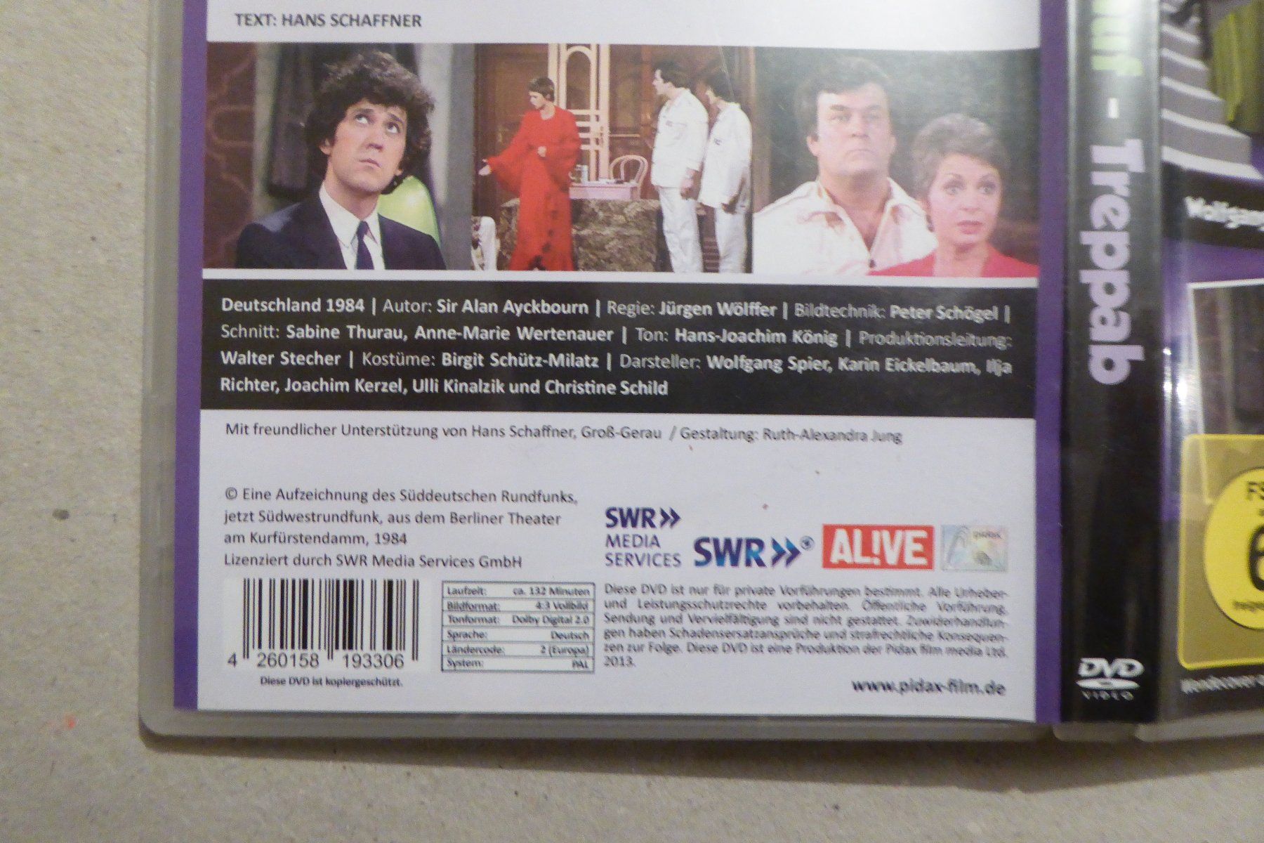 Alle DVDs: DVD Treppauf treppab Pidax Theater Klassiker – Gebraucht aus Allschwil von Summelsarium 2
