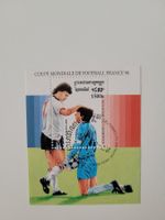 Briefmarke Block Fussball WM France 98 1996