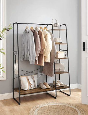 Armadi: Vasagle Jilly: Wardrobe with 5-tier shelf – Nuovo (secondo la descrizione) da Bern venduto da sam_zkm9 1