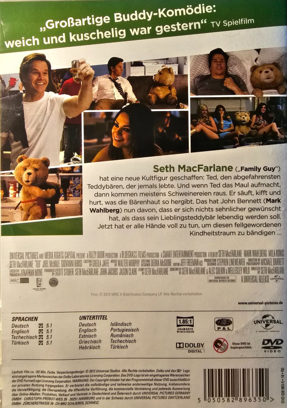 Alle DVDs: Ted – Gebraucht aus Wahlen b. Laufen von Cg10 1