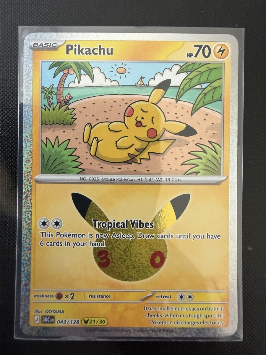 Pokémon Sammelbilder & Trading cards: Pikachu #043 30C EN – Neu (gemäss Beschreibung) aus Savigny von Matgab94