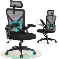 Bürostuhl ergonomisch Kopfstütze Lendenstütze Armlehnen
