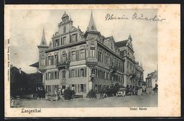 Langenthal, Strassenpartie vorm Hotel B