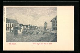 AK Zürich, Ortspartie gegen See
