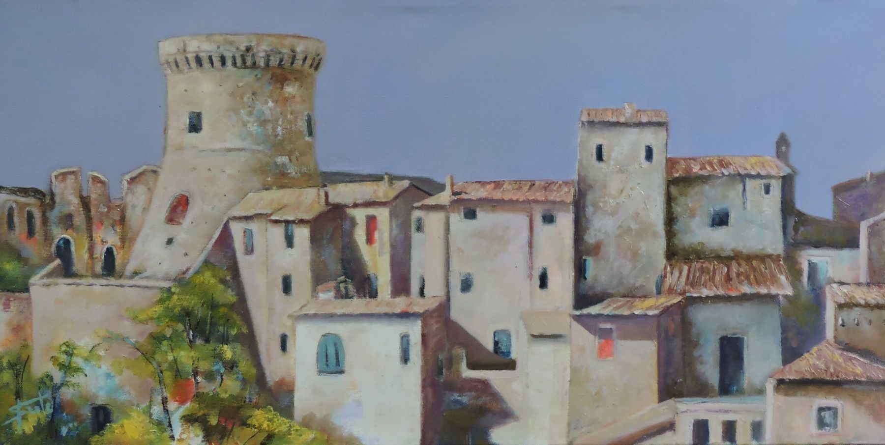 Dipinti: Italienisches Gemälde - 60x30cm – Nuovo e nell'imballaggio originale da Basel venduto da mar_rlr9