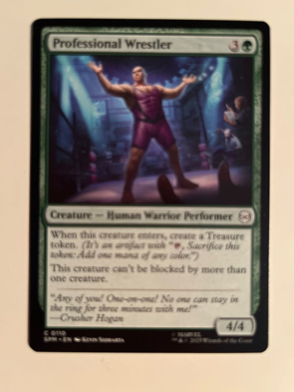 Magic The Gathering Carte collezionabili: 1 x Professional Wrestler - Magic: The Gathering - MtG – Usato da Kriens venduto da Shadi1980