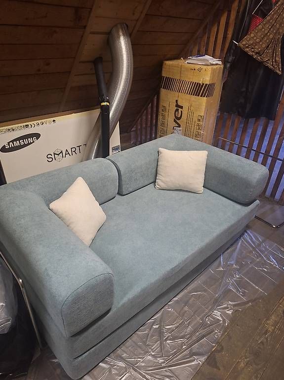 Divani: NEU! Schlafsofa (blau) – Nuovo e nell'imballaggio originale da Zürich venduto da Lynne5 2