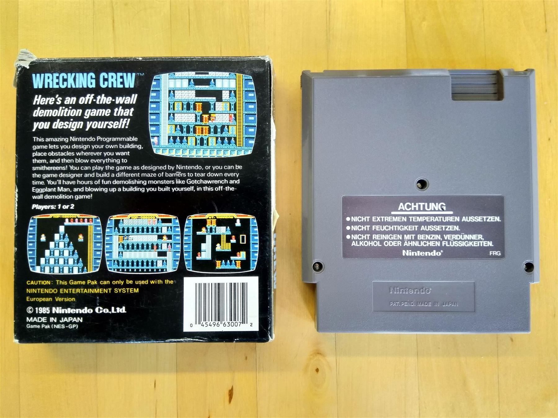 Nintendo Giochi: Wrecking Crew - OVP - Nintendo NES – Usato da Frauenfeld venduto da pakuw1 1