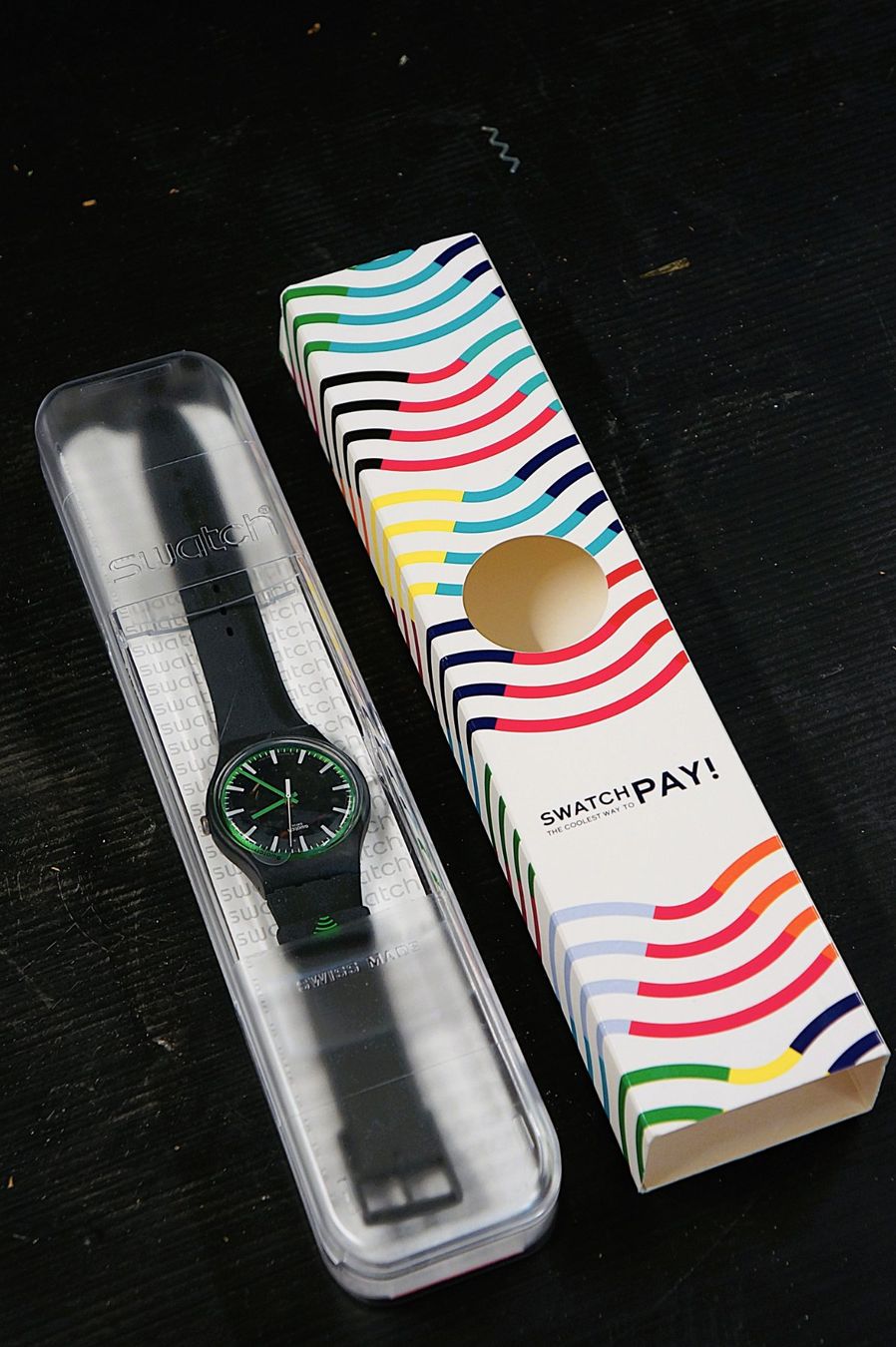 Swatch Orologi: SwatchPay Uhr in Graphite Grey – Usato da Basel venduto da bk_brockibasel 2