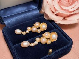Boucles d'oreilles perles originales
