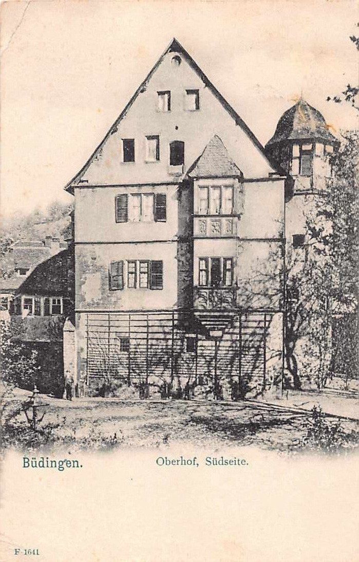 Ansichtskarten: 3 alte Ansichtskarten BÜDINGEN UM 1912 – Gebraucht aus Winterthur von SchatzchischtliWinti