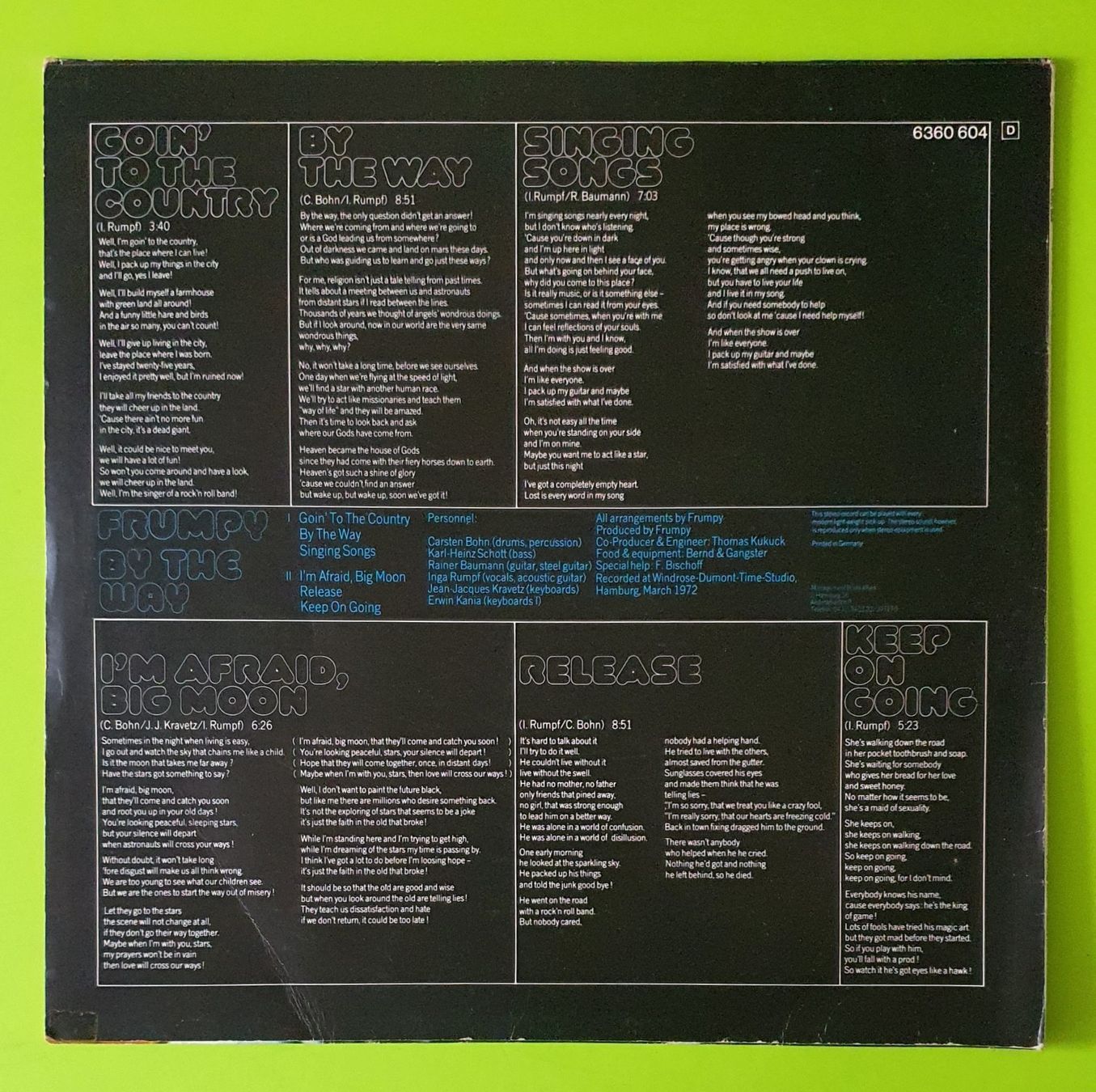 Dischi in vinile: Frumpy - By the way - LP Vinyl 1973 / 410 – Usato da Grenchen venduto da sale.manager 1