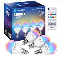 Ampoule intelligente Alexa E14 Bluetooth Mesh G45 6,5W 555LM