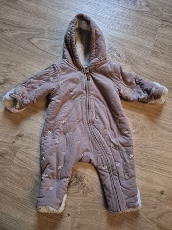 Baby Overall H&M gefüttert Blumenmuster Grösse 56